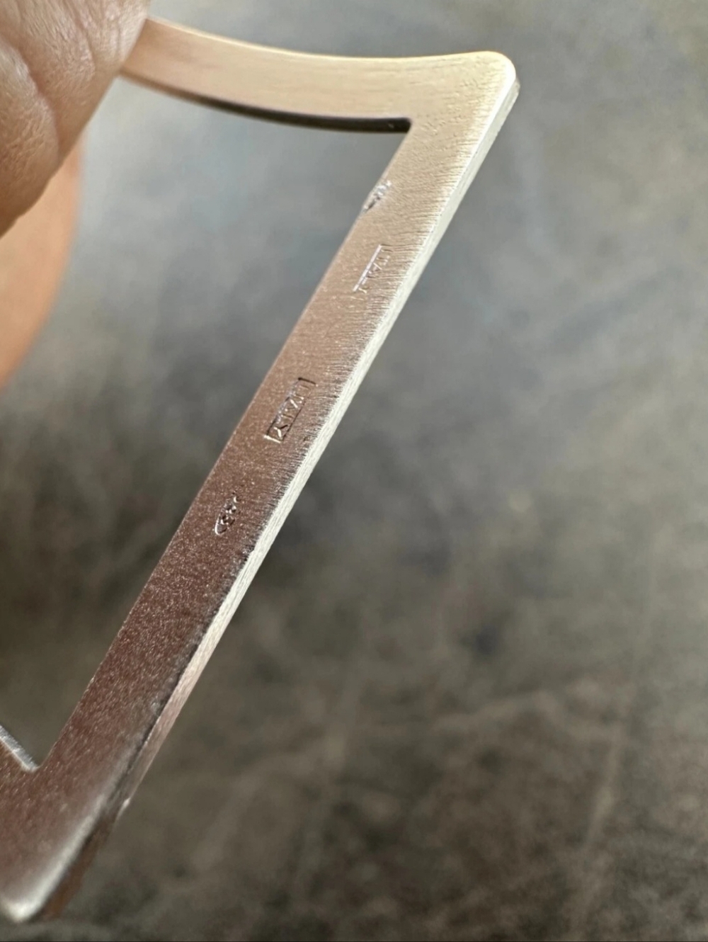 Solid 925 Sterling Silver Plain 1.5" Wide Classic Cuff Bangle Bracelet NEW - Picture 8 of 8